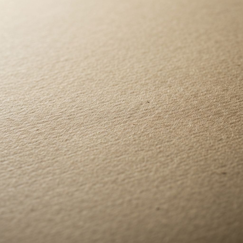 Nahaufnahme Kraft-Papier Textur mit Faserstruktur und Webmuster