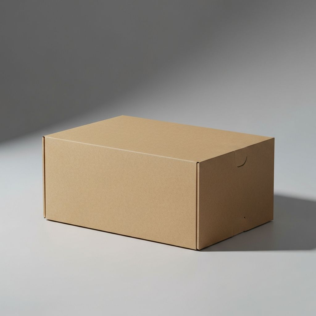 Standard Kraft-Versandkarton, geschlossen, Versandformat